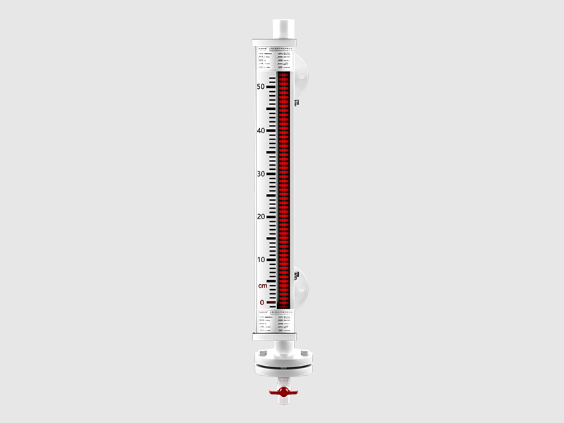 耐腐型塑料磁性液位計（白色磁翻板塑料-不帶接線盒